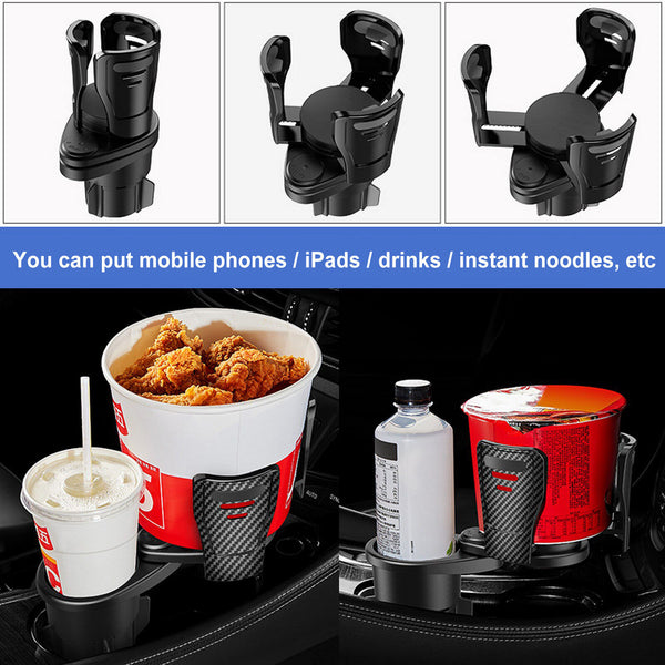 Adjustable Auto Car Seat Cup Holder Drink Coffee Water Bottle Cleanse Storage AU