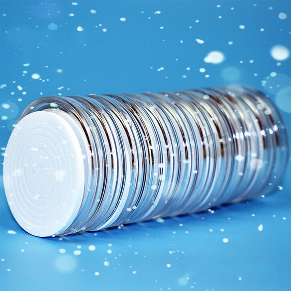 Clear EVA Display Cases Capsules Holder Coin Plastic Storage Box Inserts