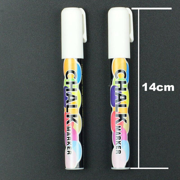 8pcs 3/6/15mm Liquid Chalk Marker Pens LED Writing Board Glass Art Pen Window AU