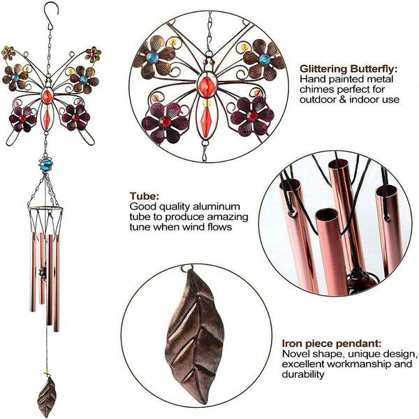 Large Deep Tone Windchime Chapel Bell Wind Chimes Outdoor Garden Home Decor AU - Lets Party