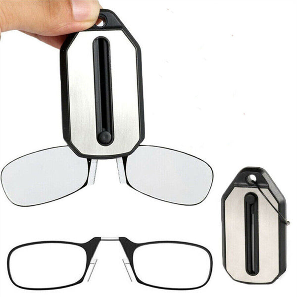 Reading Glasses Flexible Portable Mini Nose Clip Wallet Pocket Phone 1.5 2.0 2.5