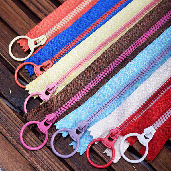 20PCS Nylon Zippers Sewing Tool Edge Puller Zip Tailor Zipper Mixed Color DIY AU