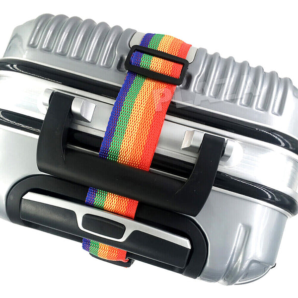 Suitcase Secure Lock Safe Nylon Packing Belt Luggage Strap Code Password Travel - Lets Party