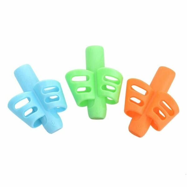 6Pcs Set Children Pencil Holder Pen Writing Aid Grip Posture Tools Correction AU