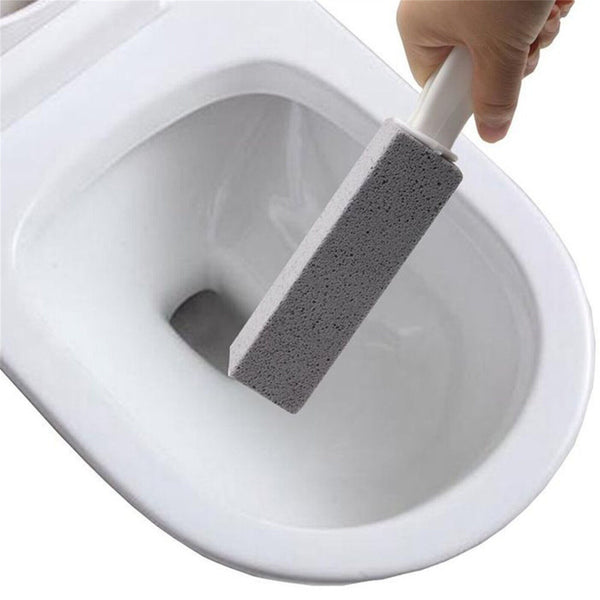 2/4X Toilet Bowl Brush Cleaning Pumice Stone Stains Bathtub Wand Tile Cleaner AU
