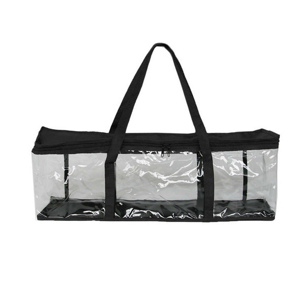 Large Clear Holds DVD CD Storage Holder Easy Zip Closure Carry Bag Organizer AU