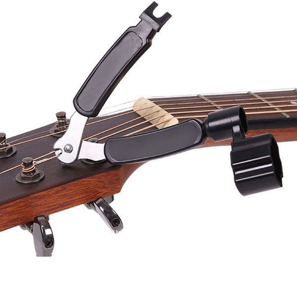 3-in-1 Guitar String Winder and Cutter Pin Puller Electric Acoustic Guitar Tool