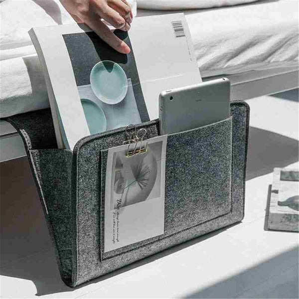 Hanging Bags Sofa Desk Bedside Organizer Pocket bed Armrest Holder Storage Caddy
