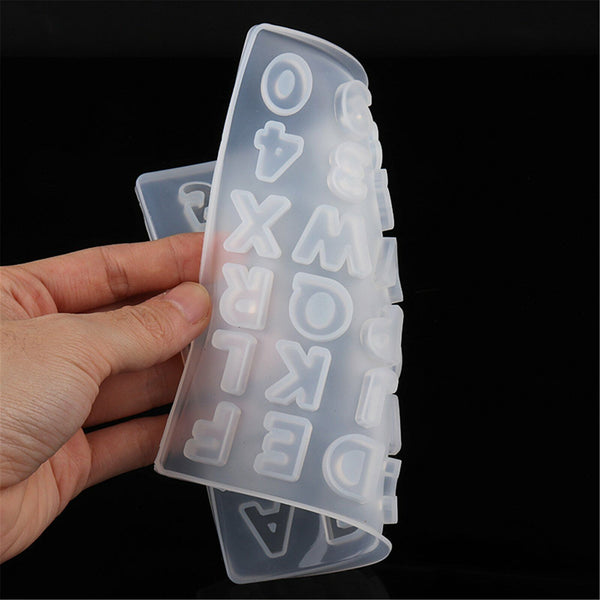 Jewelry Pendant Epoxy Resin Mould Alphabet Silicone Mold DIY English Letter AU