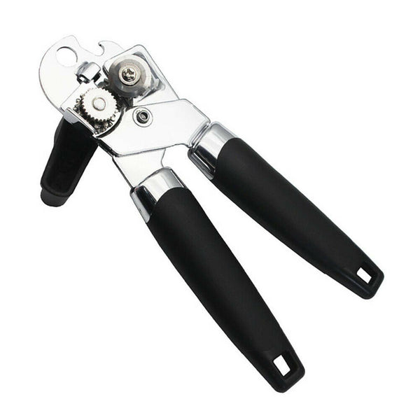 3-in-1 Can & Bottle Opener Classic Stainless Steel Manual Heavy Duty Can Opener