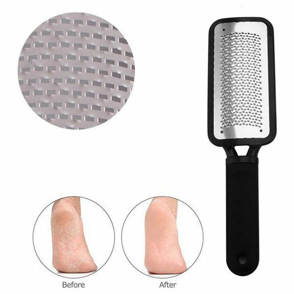 Stainless Steel Foot File Scraper Grater Pedicure Rasp Callus Remover Tool
