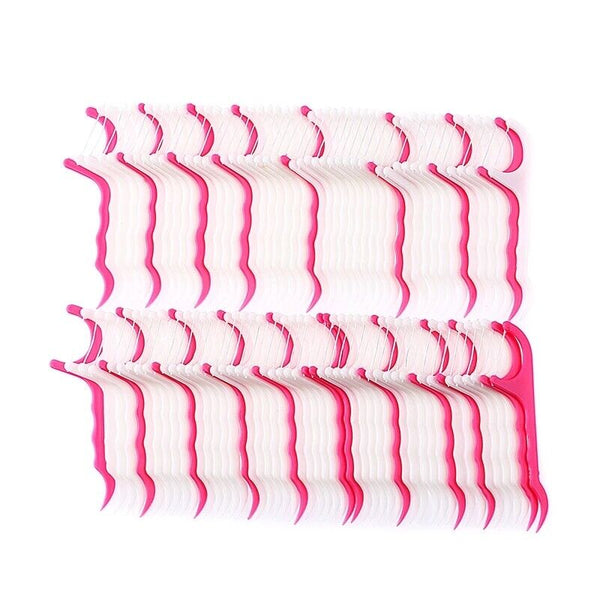 100pcs Floss Picks Dental Teeth Heathy Toothpicks Stick Care Tooth Clean Oral AU