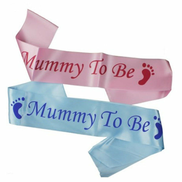Baby Shower Sash Mum pregnant Boy Girl Sister Mummy Party Sashes Shoulder Strap