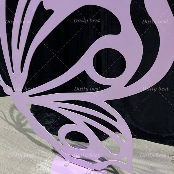 120cm Metal Butterfly Backdrop Stands Heavy Duty Party Props Decoration Wedding