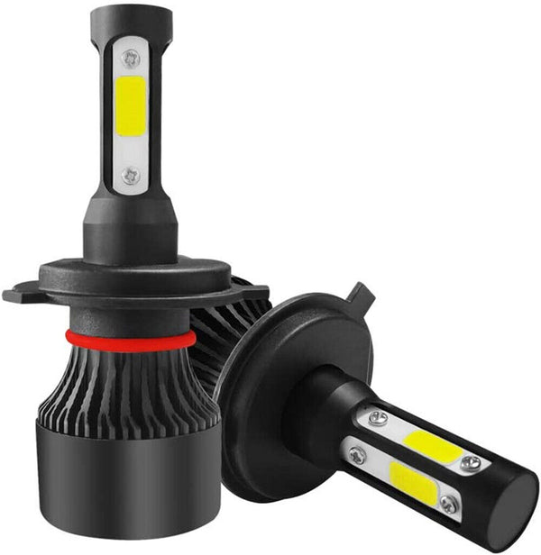 H4 9003 2000W 300000LM 4 SIDE LED Headlight kit Lamp Bulbs Globes High Low Beam