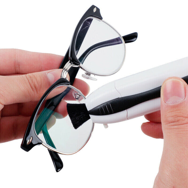 Portable Best Eyeglass Sunglass All In One Glasses Lens Cleaner Brush Hot AU