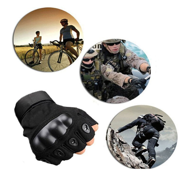 Military Tactical Glove Winter Full Finger Fingerless Gloves Army Combat Hunting
