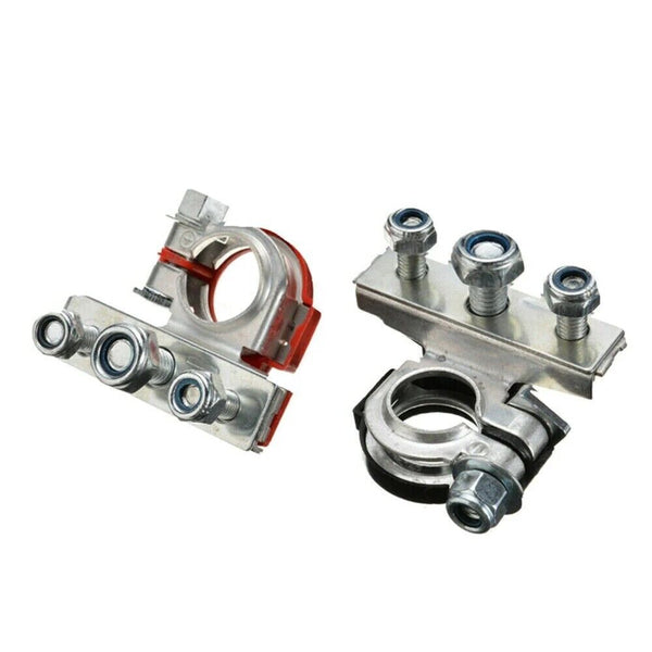 Positive Negative Heavy Duty Battery Terminals Connector Clamp Car Van CaravanAU