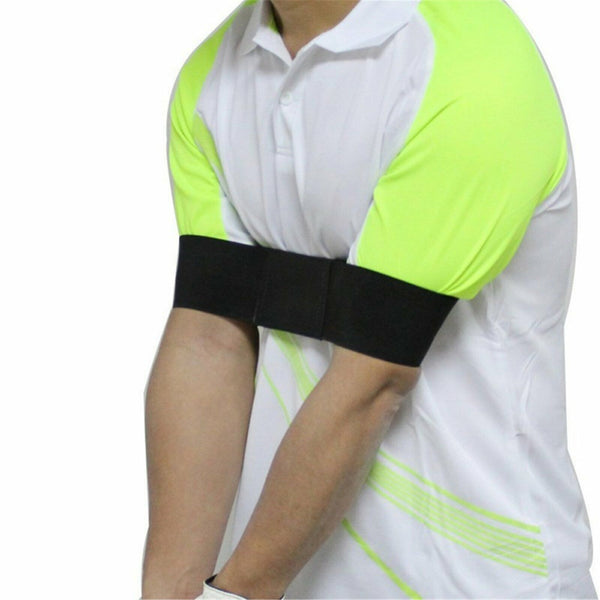 Golf Swing Training Aid Golf Arm Band Posture Motion Correction Belt Free Post