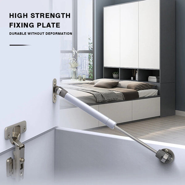 4Pcs 80/100N Gas Strut Support Kitchen Cabinet Cupboard Door Hinges Lid Stay AU