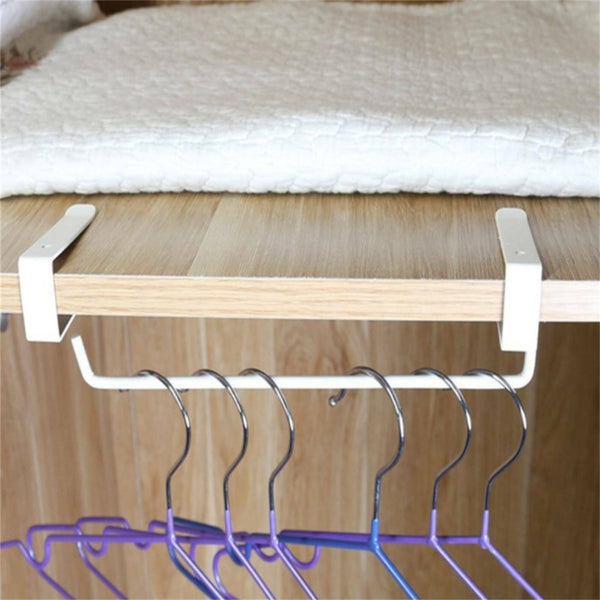 Over Door Tea Towel Holder Rack Kitchen Bathroom Rail Cupboard Hanger Bar Hook A