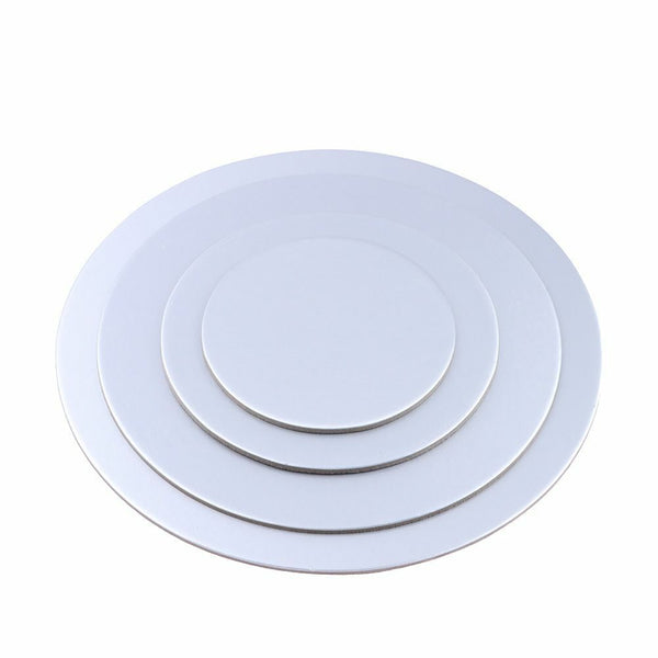 6-8-10 inch Cake Board Siliver Round Thick Cake Boxes Boards Party Wedding AU