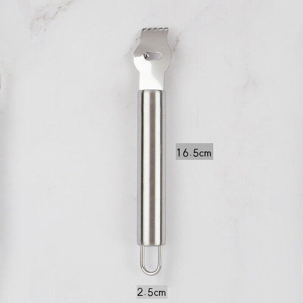 Lemon Zester Grater Knife Tool Stainless Steel with Channel Garnish Citrus Lime