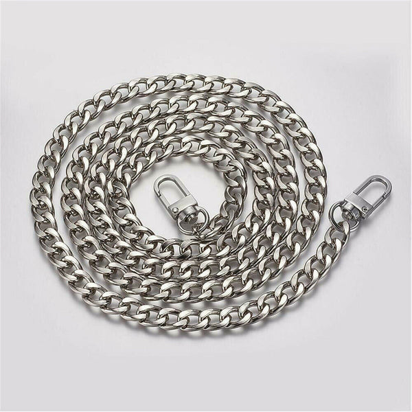 1.2M Metal Handbag Shoulder Bag Purse Chain Smooth Replacement Crossbody Strap