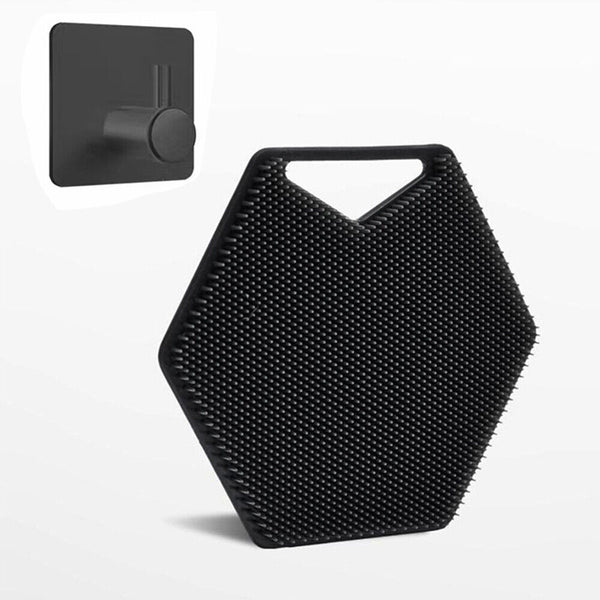 Silicone Body Scrubber Shower Exfoliating Scrub Sponge Bath Washing Massage Tool