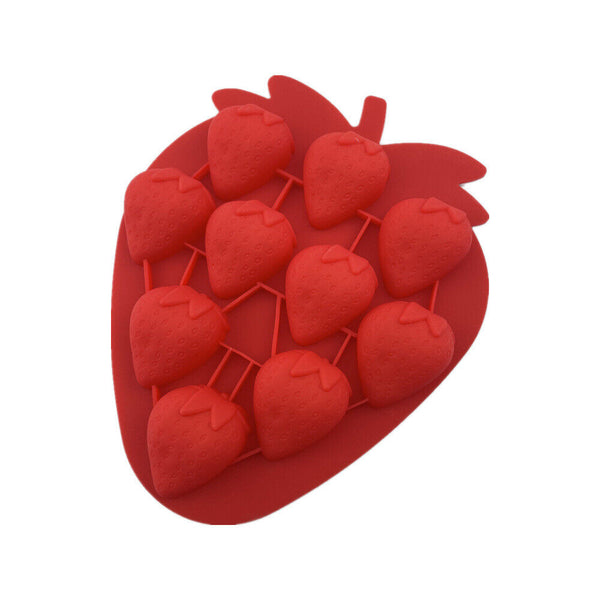 Strawberry Cookies Chocolate Cake Mold Baking Mould Ice Cube Tray Jelly Mold AU