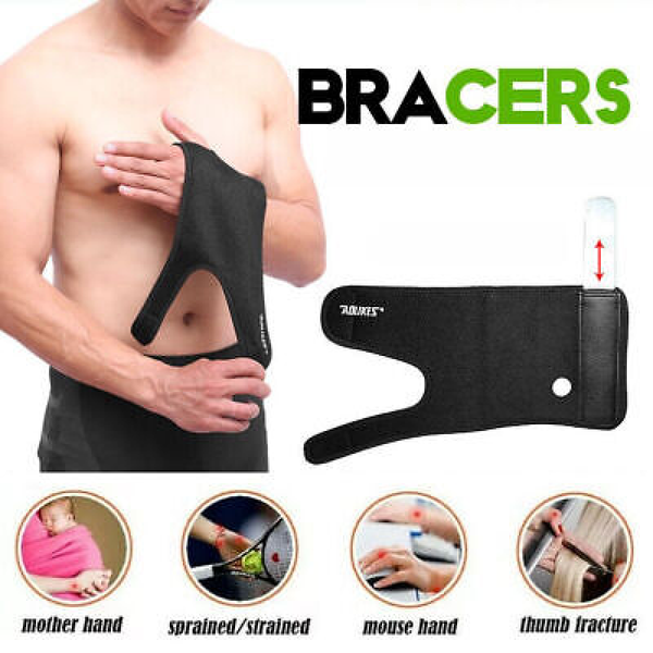 Steel Wrist Support Strain Brace Splint Carpal Tunnel Syndrome Sprain B