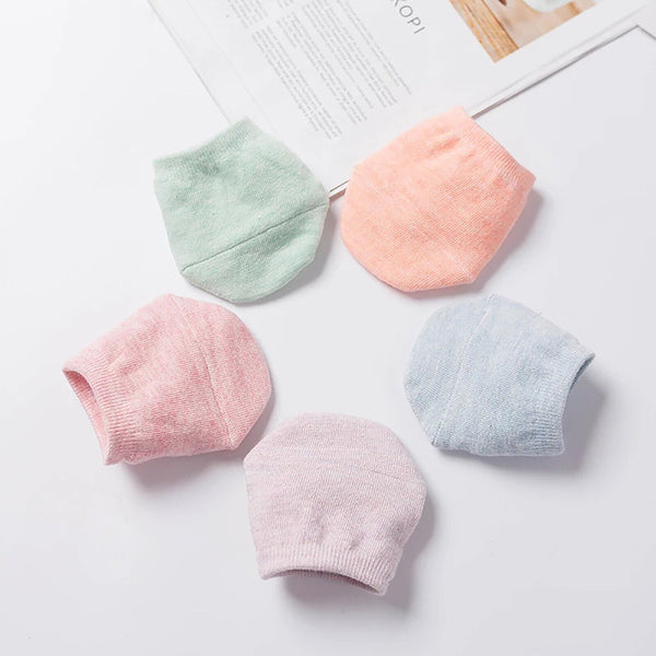 Women Half Foot Toe Cover Solid Socks Invisible Breathable Casual
