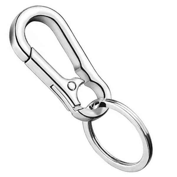 3PCS Clasp Clips Hook Alloy Key Ring Split Detachable Keychain Durable Diy AU
