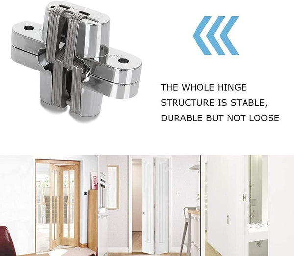 Invisible Cross Hinge Hidden180 Degree Concealed Invisible Hinges Door
