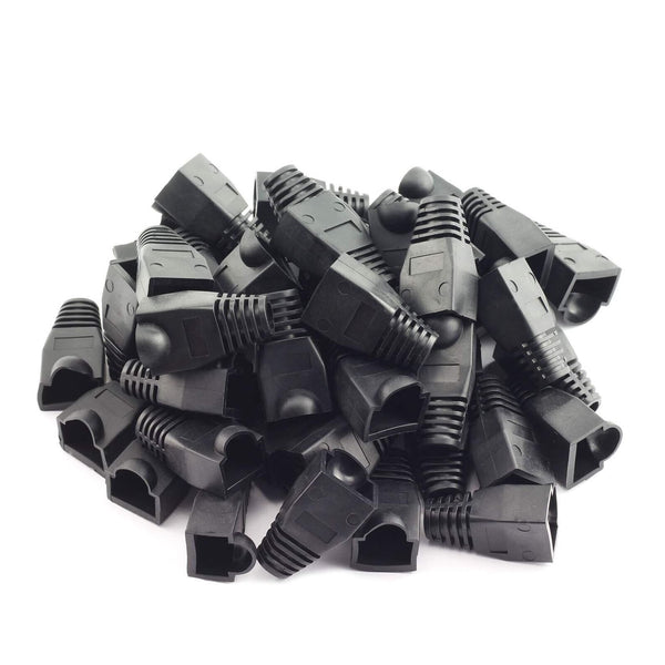 50/100PCS RJ45 Boot Cover Connector Modular Plug Network Lan Cable Cap Ethernet - Lets Party