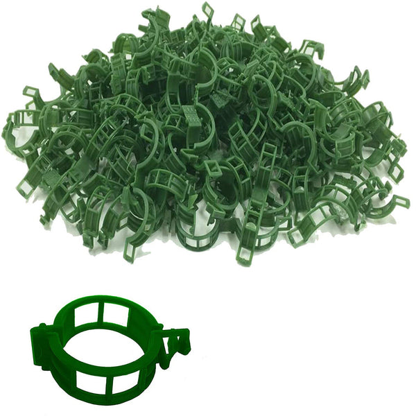 300/600/1200PC Tomato Greenhouse Garden Plant Support Veggie Clip Trellis Twine