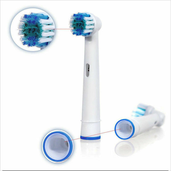 DUAL CLEAN Oral-B Compatible Tooth Brush Heads Electric Replacement Floss Flexi - Lets Party
