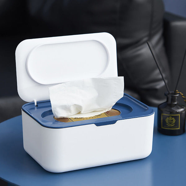 2PCS Wipes Dispenser Box Wet Baby Wipes Holder Tissue Storage Case With Lid NEW