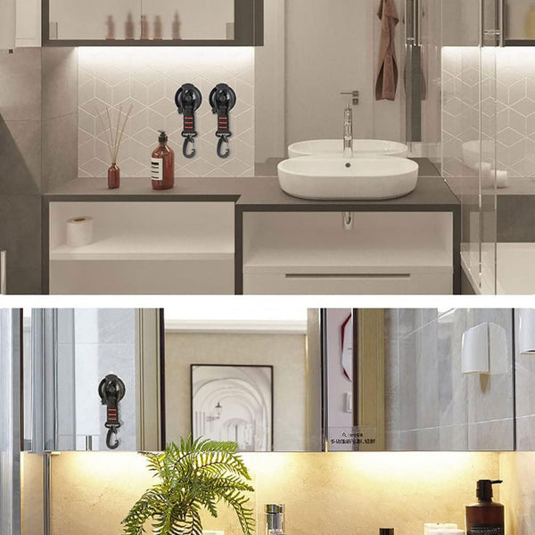 Suction Cup Anchor Securing Hook Tie Down Camping Tarp as Car Side Awning