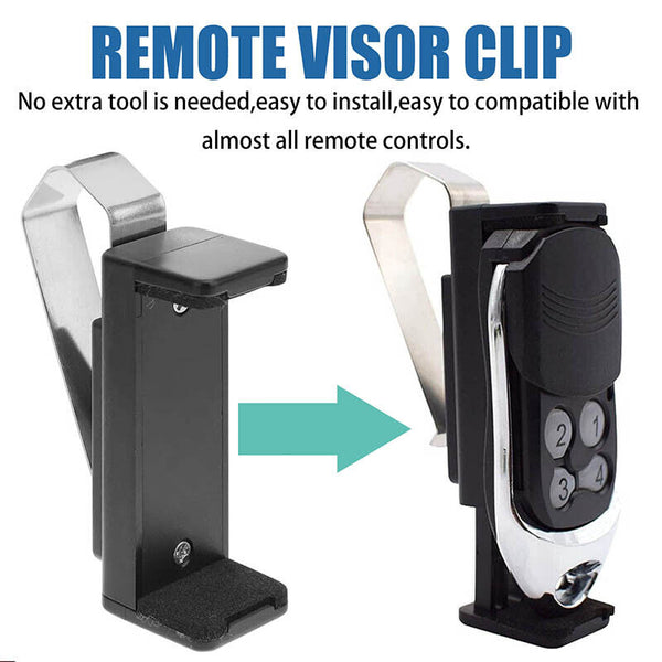 Car Sun Visor Clip Holder Adjustable Mount Stand Gate Garage Door Remote Control