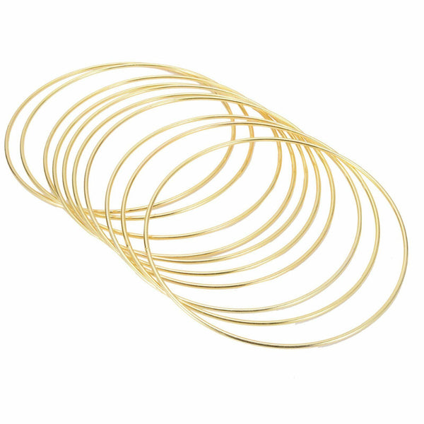 10Pcs Strong Metal Dream Catcher Dreamcatcher Ring Macrame Craft Hoops 150mm AU