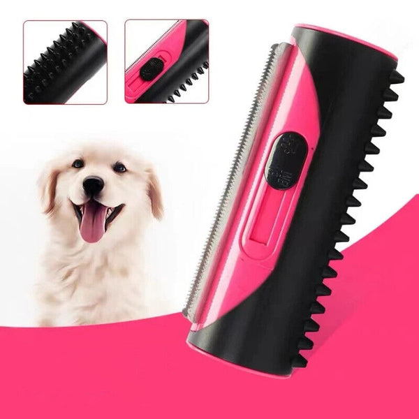 3in1 Deshedding Tool Dog Cat Horse Pet Grooming Brush Comb Hair Removal Bristle