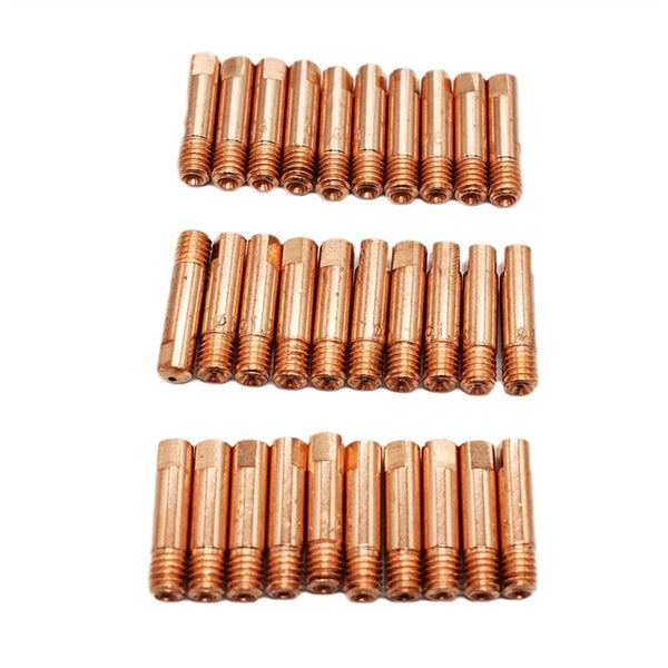 20PCS Nozzles Contact Tips Holders MIG Welder Consumable Welding Tools 0.8mm New