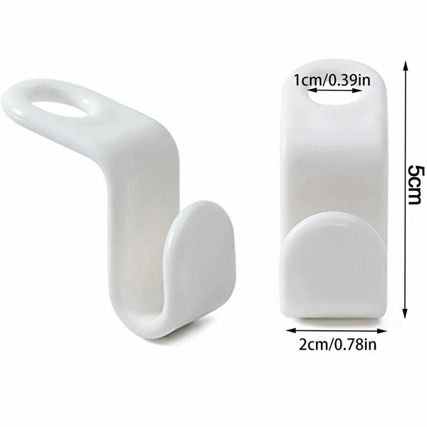 20-100Pcs Cascading Clothes Hanger Connector Hooks Space Saving Closet Organizer