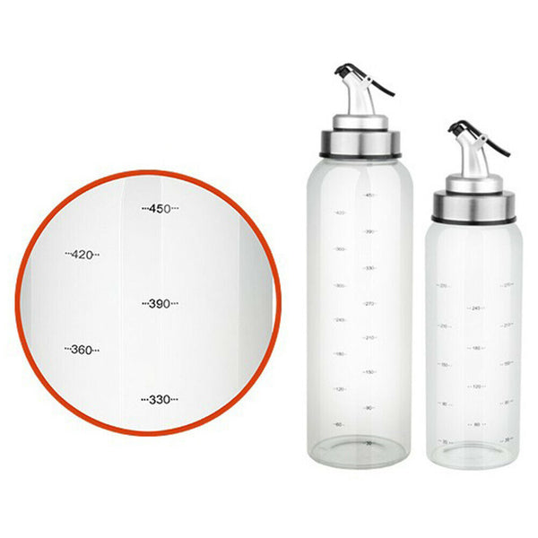 Olive Oil Vinegar Pourer Dispenser Cooking Glass Bottle Kitchen Tools