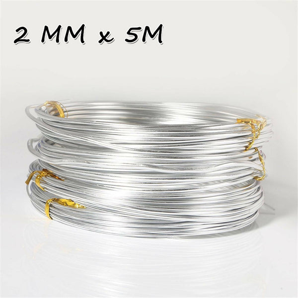 Best Grade Solid Uncoated Aluminium Wire Craft Jewellery Bonsai electrical AU