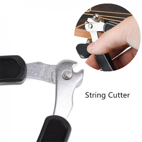 2 PCS Guitar String Winder Cutter Pin Puller Electric Acoustic Guitar 3in1 Tools
