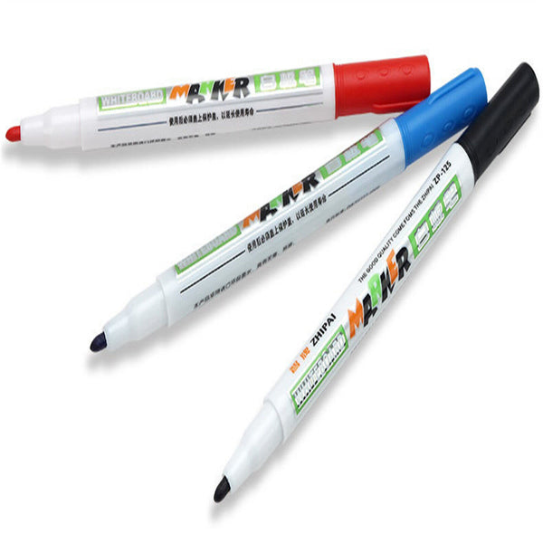 24PCS 12 Colouring Dry Erase Marker Pens Easy Whiteboard Wipe Clean Book Kids AU