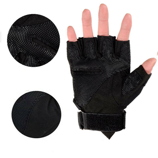 Military Tactical Glove Winter Full Finger Fingerless Gloves Army Combat Hunting