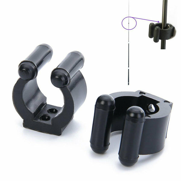 Plastic Club Clip Fishing Rod Pole Storage Tip Clips Clamps Holder AU